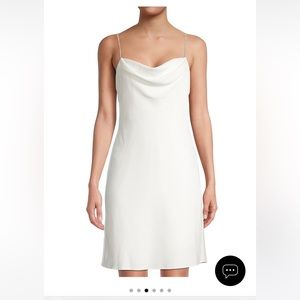 Aidan Mattox Crystal Strap Slip Dress